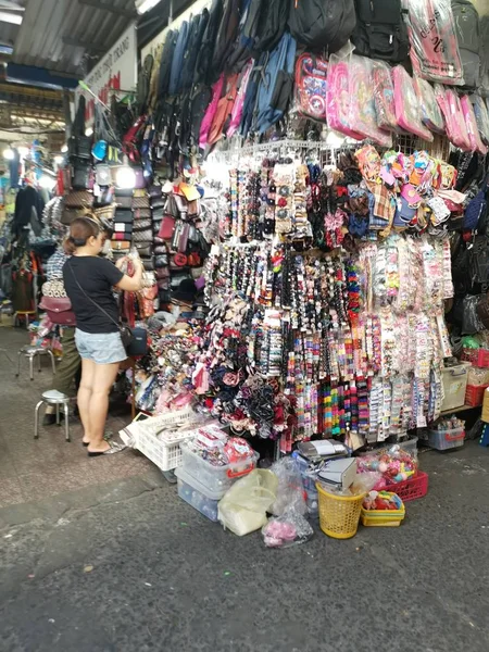 Cidade Chi Minh Vietnã Dezembro 2019 Mercado Diurno Lotado Com — Fotografia de Stock
