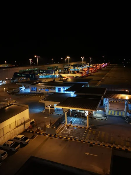 Κουάλα Λουμπούρ Μαλαισία Δεκεμβρίου 2019 Σκηνή Από Χώρο Στάθμευσης Αεροπλάνων — Φωτογραφία Αρχείου