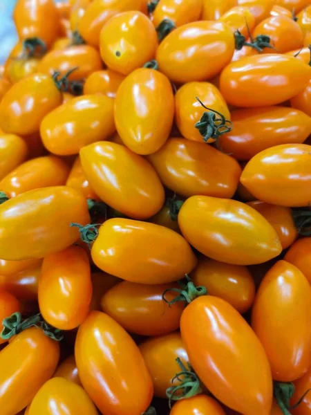 Färska Frukter Solanum Lycopersicum — Stockfoto