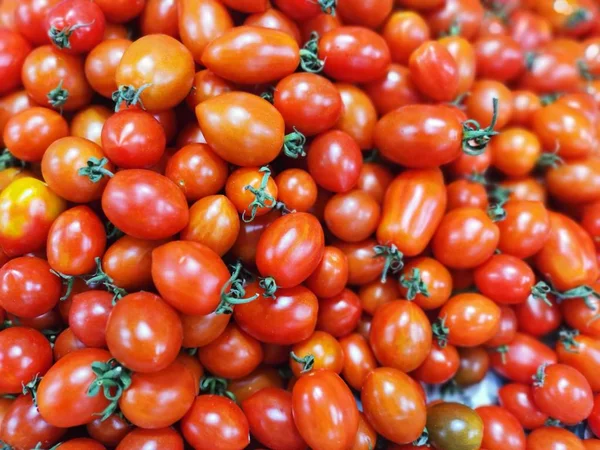 Färska Frukter Solanum Lycopersicum — Stockfoto