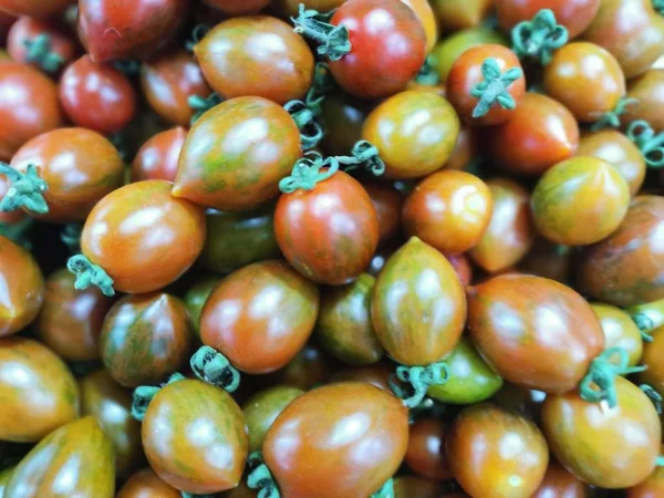Färska Frukter Solanum Lycopersicum — Stockfoto