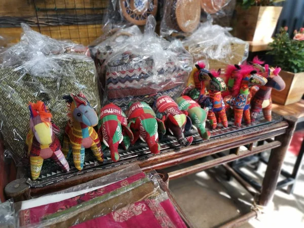 Dalat Vietname Dezembro 2019 Brinquedo Tradicional Vietnamita Handicaft Uma Roupa — Fotografia de Stock
