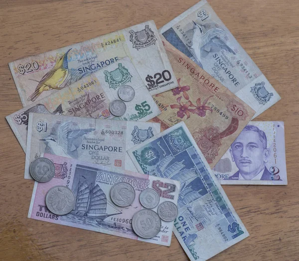 Приклад Азійських Грошових Або Валютних Банкнот — стокове фото
