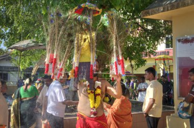 Perak, Malezya - 08 Şubat 2020 Sri Sithi Vinayagar Tapınağı, Sitiawan.
