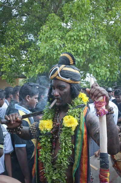 Перак Малайзія Лютого 2020 Року Unidentified People Devotees Thaipoosam Festival — стокове фото