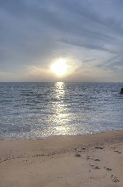 Vacker Kväll Stranden — Stockfoto