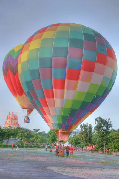 Putrajaya Malaysia Marzo 2019 Mongolfiere Pronte Volare Putrajaya Durante 11Esimo — Foto Stock