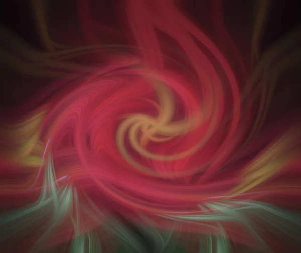 Bunte Abstrakte Twirl Shapes Muster Zur Illustration Hintergrund — Stockfoto