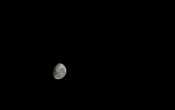 Opzoek Nachtelijke Hemel Bij Volle Maan — Stockfoto