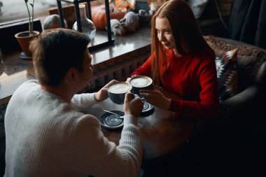 young awesome people celebrating their acquaintance