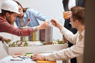 team of architects are enthusiastic about creating new neighbourhood