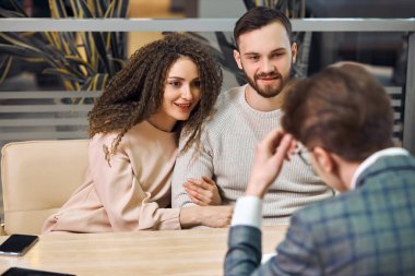 young elegant stylish business man having a meeting