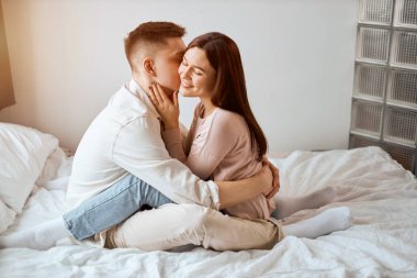 passionate couple having great time together