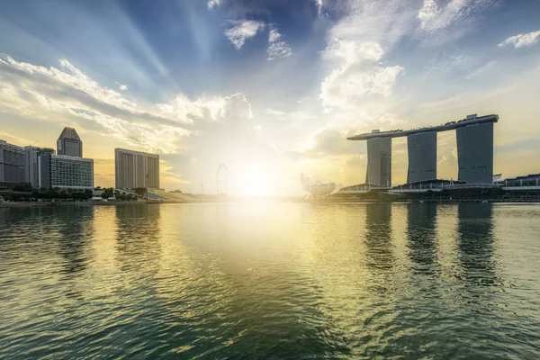 Сінгапур Сіті горизонт на схід, Сінгапурі є популярним у побудувати — стокове фото