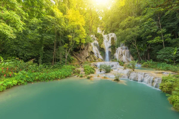 Kuang si water fall in Luang prabang,Laos — Stock Photo, Image