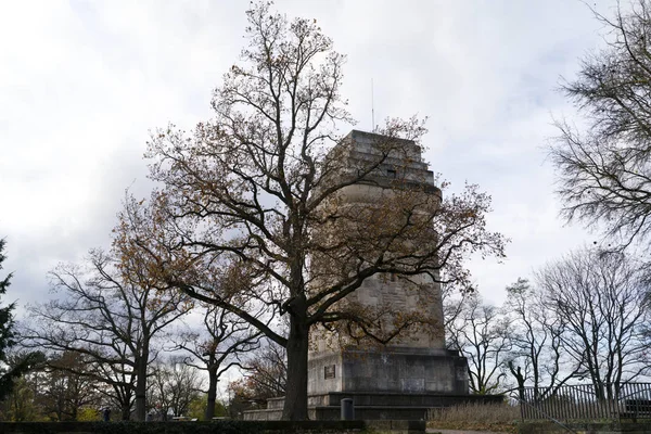 Stuttgart Bismarckturm Monument Tower Column — Stock Photo, Image