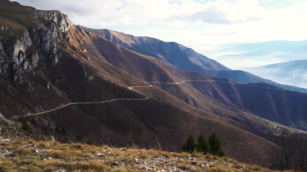 Paisagem Outono Montanha Vlasic Bósnia Herzegovina — Vídeo de Stock