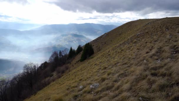 Φθινοπωρινό Τοπίο Στο Βουνό Βλάσιτς Βοσνία Και Ερζεγοβίνη — Αρχείο Βίντεο