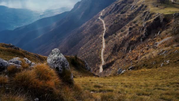 Vlasiç Dağı Bosna Hersek Sonbahar Manzarası — Stok video