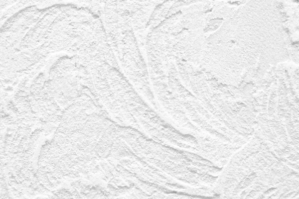 Background Raised White Wall Finished Decorative Plaster Abstract Streaks Waves — Stock Photo, Image