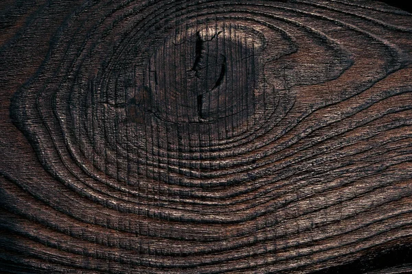 Background Image Dark Wood Texture Lacquered Board Large Pattern Fibers — Stock Photo, Image