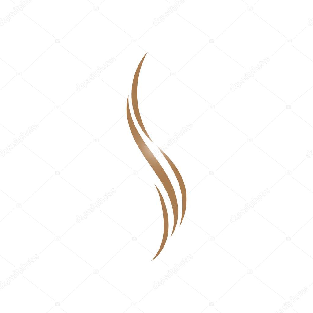 Hair logo template vector icon illustration 