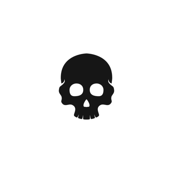 Set of skull logo vector icon template illustration — Stock Vector