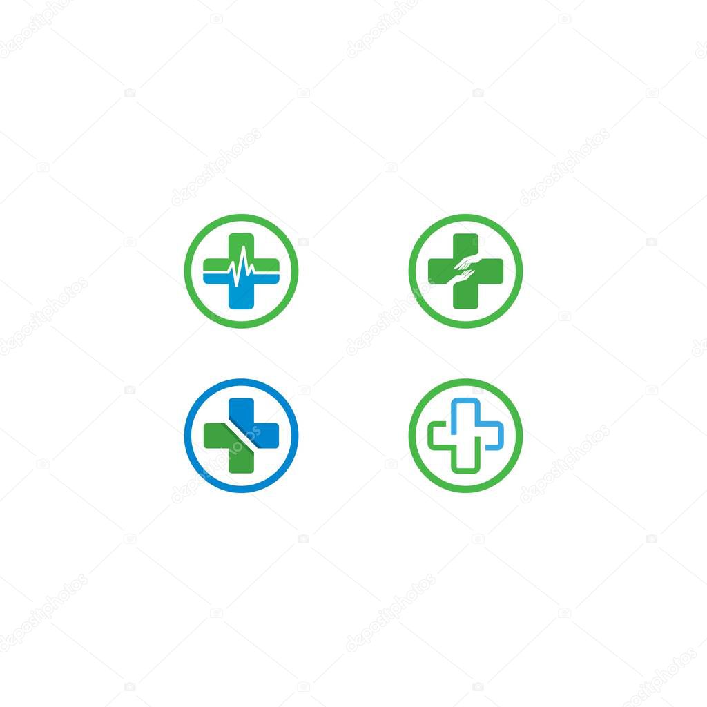 Health Medical Logo template vector illustration design