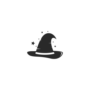 Magic cap logo konsepti,vektör illüstrasyon