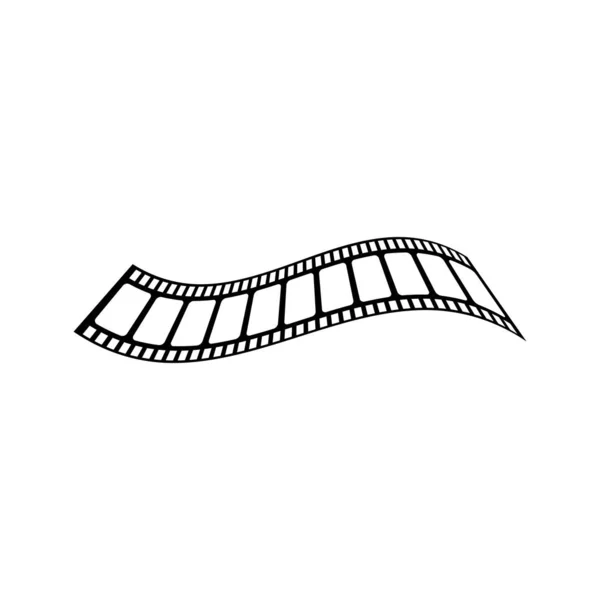 Film strip Plantilla vector ilustración — Archivo Imágenes Vectoriales