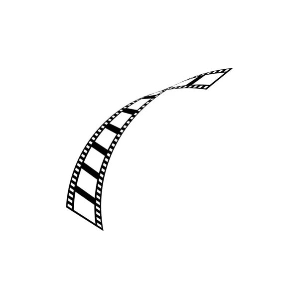 Filmstrip Sjabloon vector illustratie — Stockvector