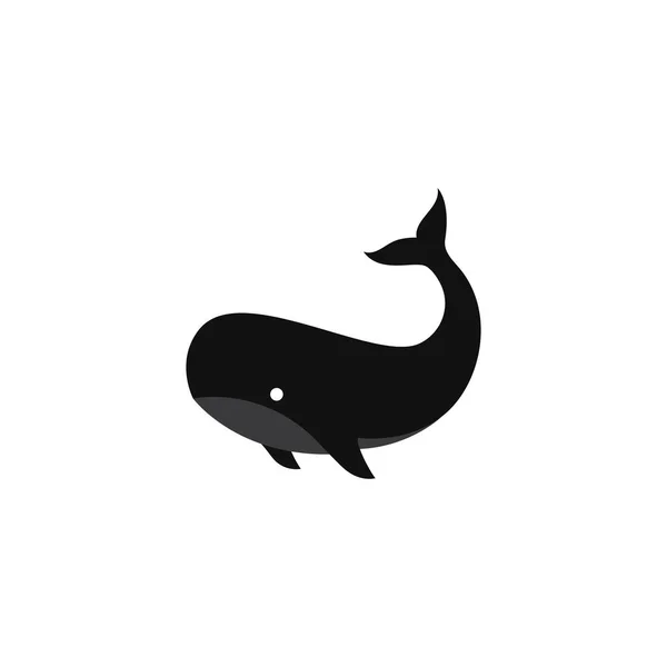 Balinaların logo vektör gösterimi konsepti — Stok Vektör