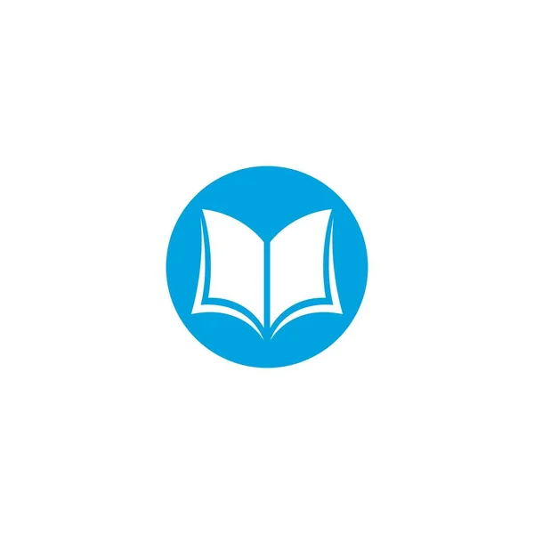 Βιβλίο λογότυπο διάνυσμα πρότυπο εικόνα — Διανυσματικό Αρχείο