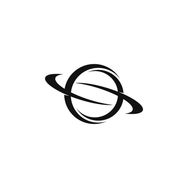 Signe vectoriel de saturn planète icône illustration — Image vectorielle