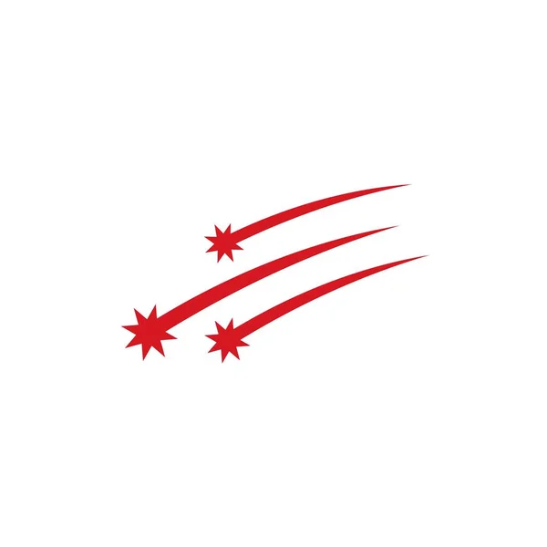 Modelo do vetor do logotipo do meteoro —  Vetores de Stock