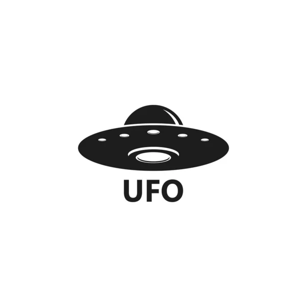 UFO vector logo template illustration — Stock Vector