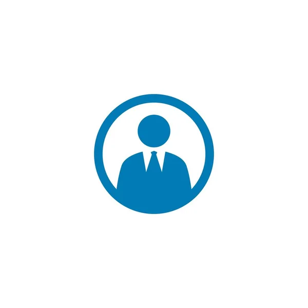 Persone contatto, servizio clienti o icona del logo del call center — Vettoriale Stock