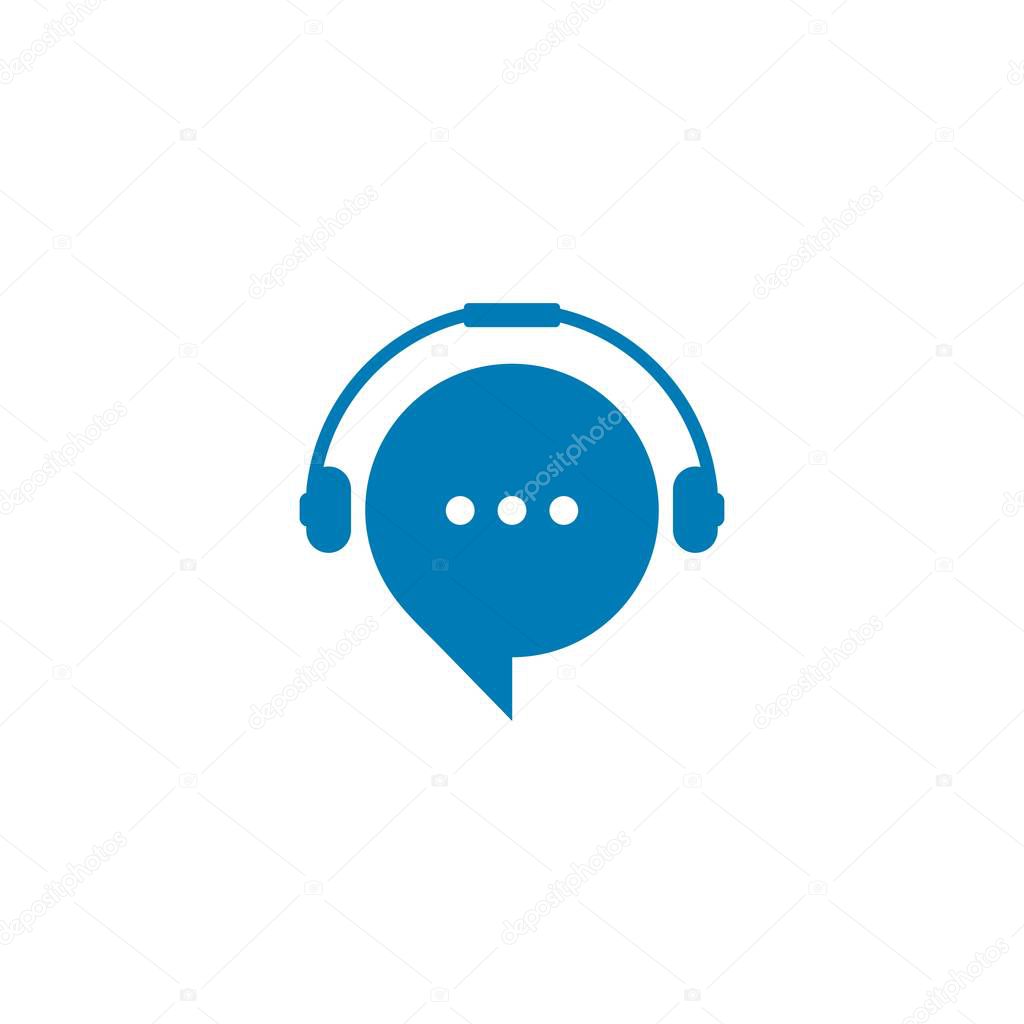 People contact,customer service or call center logo icon illustration design
