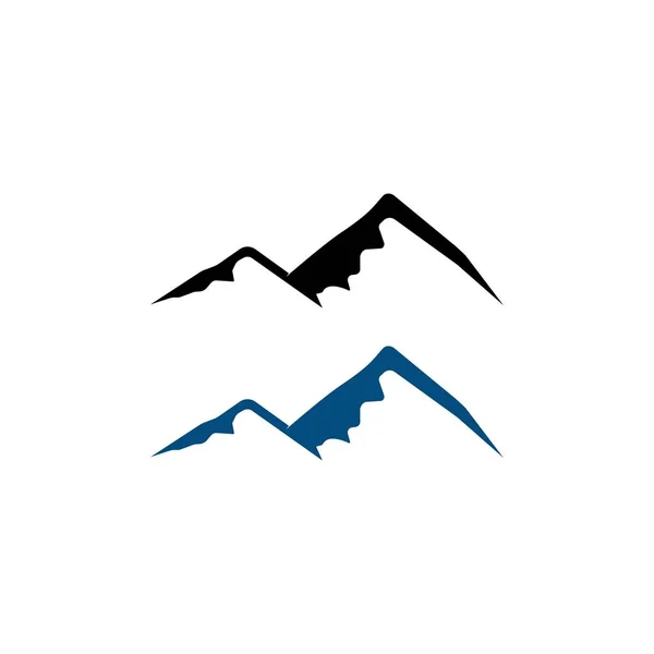 Icono de montaña Logo Plantilla de negocios — Vector de stock