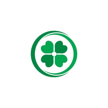 Yonca Yaprak Logosu Şablon Tasarımı 