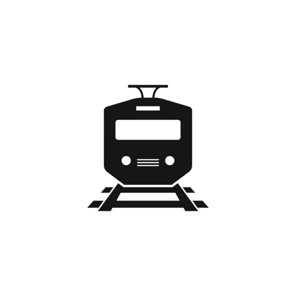 Trein logo concept pictogram illustratie — Stockvector