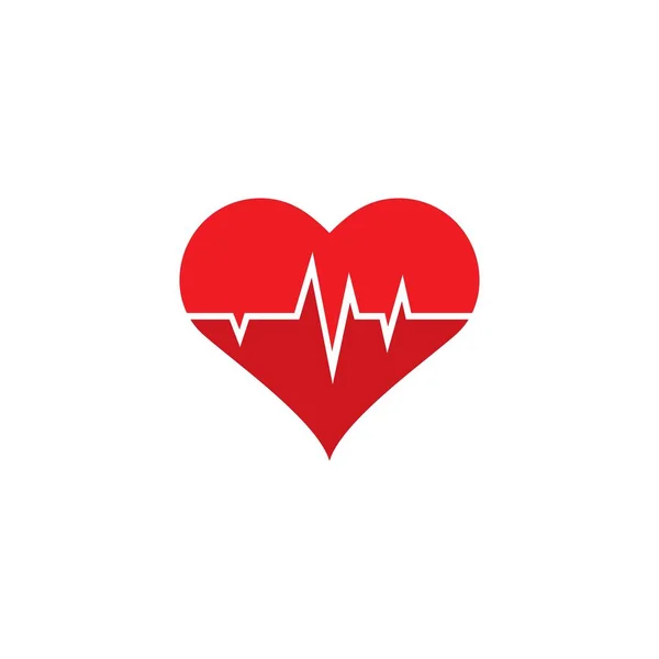 Heartbeat Cardiogram Icon Vector illustration — Stock Vector