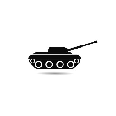 main battle tanks icon logo vector icon illustration 