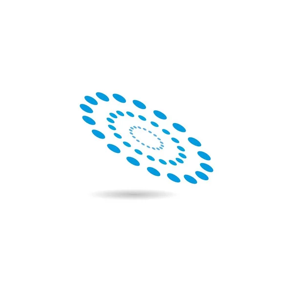Дизайн Векторной Иконки Логотипа Спирали — стоковый вектор