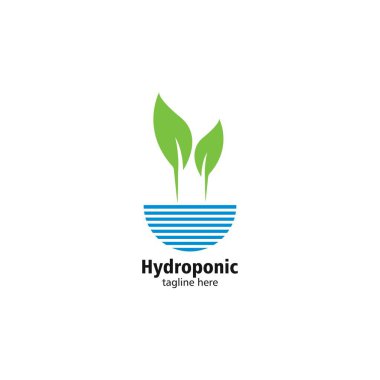 Hidrofonik logo vektör resimleme tasarımı 