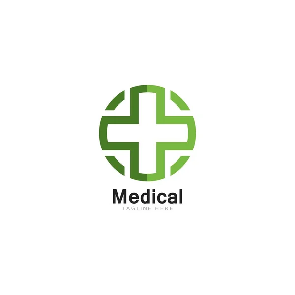 Zdravotní Lékařské Logo Šablona Vektorové Ilustrace Design — Stockový vektor