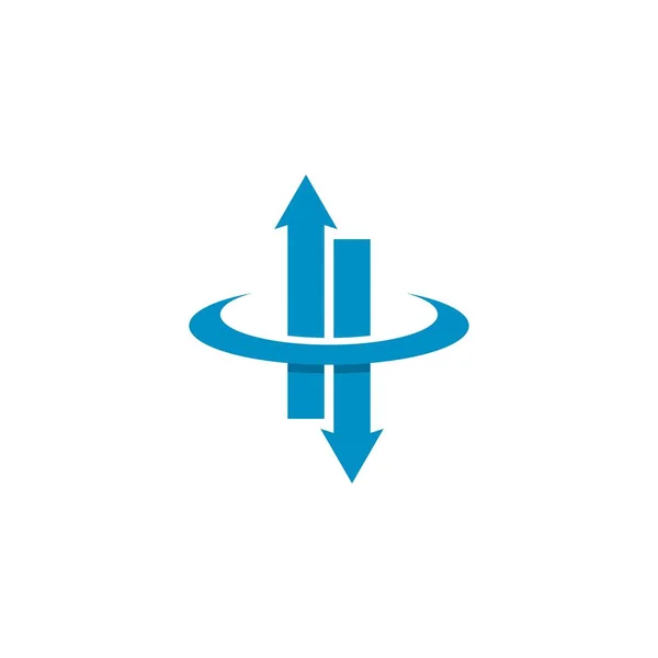 Стрілки Векторні Ілюстрації Значок Логотип Дизайн Шаблону — стоковий вектор
