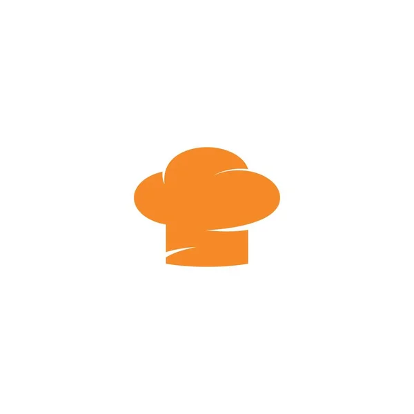 Chef Chapéu Com Estrela Logotipo Modelo Vetor Ilustração — Vetor de Stock