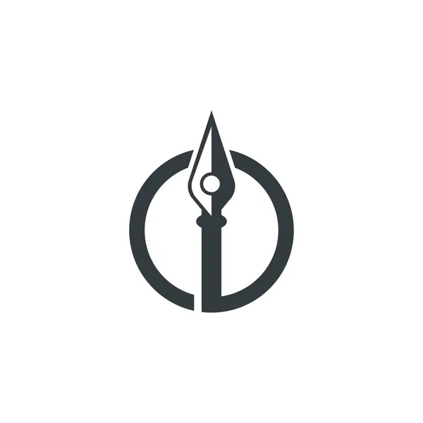Modèle Illustration Icône Vectorielle Logo Spear — Image vectorielle