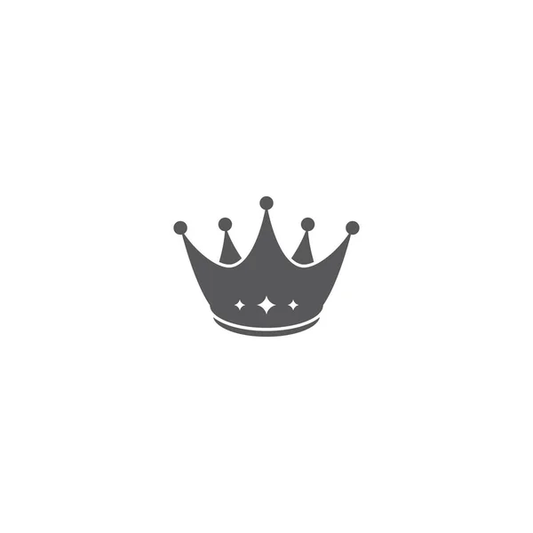 Crown Logo Vorlage Vektor Illustration — Stockvektor